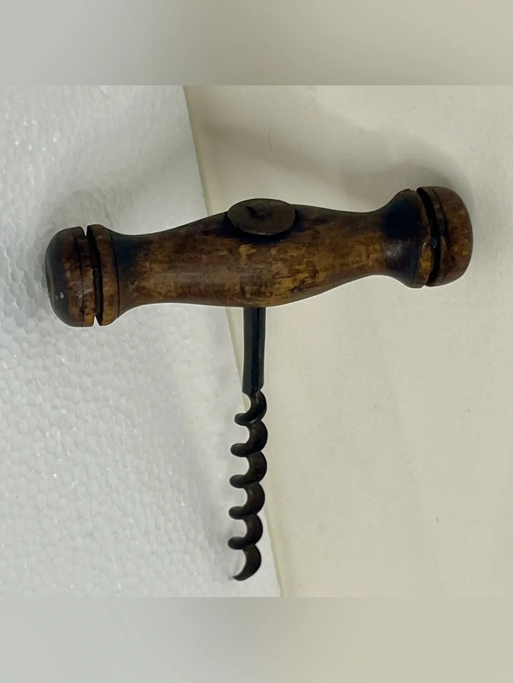 Wood Handle Corkscrew - Brown & Black